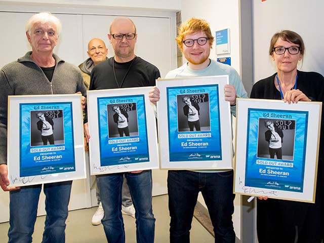 Ed Sheeran erhält Sold Out Award