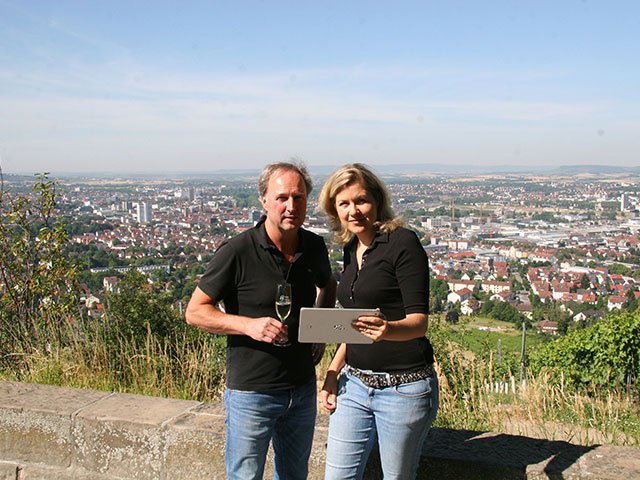 Andreas Heinrich und Silvia Schelle