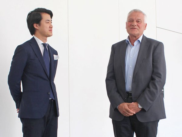 Pianist Haiou Zhang und MPDV Geschäftsführer Jürgen Kletti