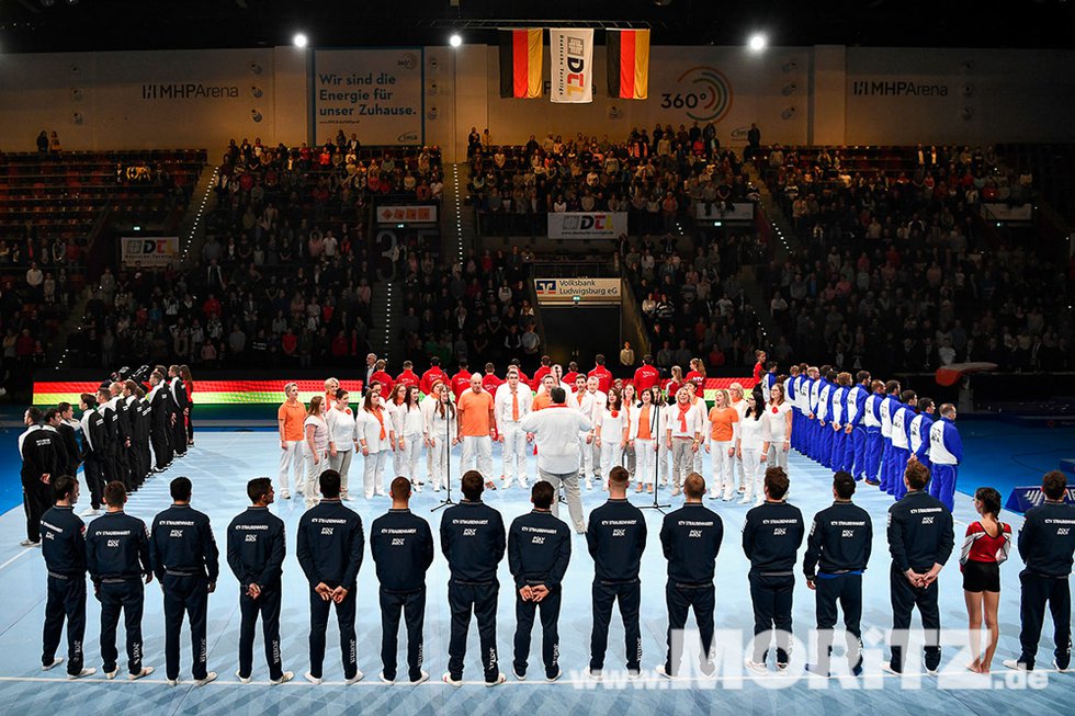 Deutsche Turnliga 2018 Finale Herren in Ludwigsburg am 01.12.2018 in der MHP-Arena