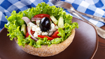 Close up of Greek salad