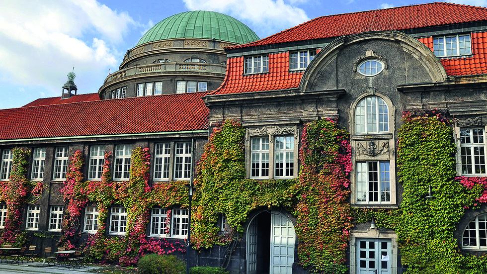 Universität Hamburg: Hauptgebäude: Nord-Ost-Seite (Edmund-Siem