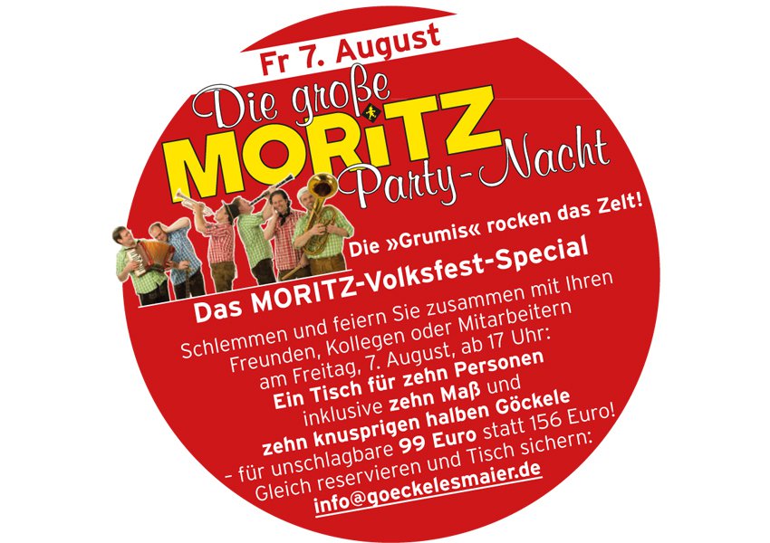 MORITZ Party-Nacht