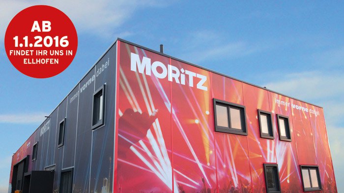 MORITZ zieht um ab dem 1.1.2016 im neuen Firmengebäude